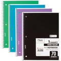 Mead Notebook, 1Sub, 4Pk, 8""X10"" Pk MEA72873